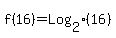 f%2816%29+=+Log%5B2%5D%2816%29
