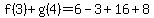 f%283%29%2Bg%284%29=6-3%2B16%2B8