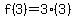 f%283%29=3%283%29