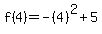 f%284%29=-%284%29%5E2+%2B+5