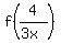 f%284%2F%283x%29%29+