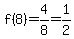 f%288%29=4%2F8=1%2F2