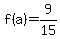 f%28a%29=9%2F15