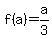 f%28a%29+=+a%2F3