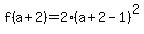f%28a%2B2%29=2%28a%2B2-1%29%5E2