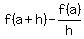 f%28a%2Bh%29-f%28a%29%2Fh