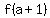 f%28a+%2B+1%29