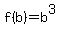 f%28b%29=b%5E3+