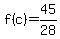 f%28c%29+=+45%2F28