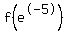 f%28e%5E-5%29