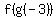 f%28g%28-3%29%29