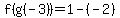 f%28g%28-3%29%29=1-%28-2%29