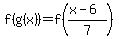 f%28g%28x%29%29=f%28%28x-6%29%2F7%29