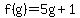 f%28g%29=5g%2B1
