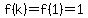 f%28k%29=f%281%29=1