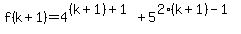 f%28k%2B1%29=4%5E%28%28k%2B1%29%2B1%29+%2B+5%5E%282%28k%2B1%29-1%29