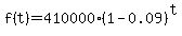 f%28t%29=410000%281-0.09%29%5Et