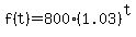f%28t%29=800%281.03%29%5Et