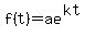 f%28t%29+=+ae%5E%28kt%29