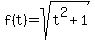 f%28t%29+=+sqrt%28t%5E2+%2B+1%29