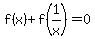 f%28x%29%2Bf%281%2Fx%29=0
