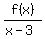 f%28x%29%2F%28x-3%29