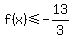 f%28x%29%3C=-13%2F3
