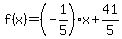 f%28x%29=%28-1%2F5%29x%2B41%2F5