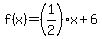 f%28x%29=%281%2F2%29x%2B6