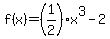 f%28x%29=%281%2F2%29x%5E3-2