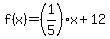 f%28x%29=%281%2F5%29x%2B12