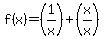f%28x%29=%281%2Fx%29%2B%28x%2Fx%29