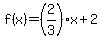 f%28x%29=%282%2F3%29x%2B2