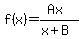 f%28x%29=%28Ax%29%2F%28x%2BB%29