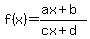 f%28x%29=%28ax%2Bb%29%2F%28cx%2Bd%29