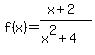 f%28x%29=%28x%2B2%29%2F%28x%5E2%2B4%29+