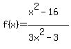 f%28x%29=%28x%5E2-16%29%2F%283x%5E2-3%29