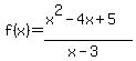 f%28x%29=%28x%5E2-4x%2B5%29%2F%28x-3%29