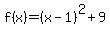 f%28x%29=%28x-1%29%5E2%2B9