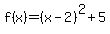 f%28x%29=%28x-2%29%5E2%2B5