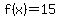 f%28x%29=+15