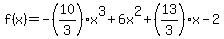 f%28x%29=-%2810%2F3%29x%5E3%2B6x%5E2%2B%2813%2F3%29x-2