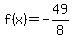 f%28x%29=-49%2F8