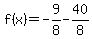 f%28x%29=-9%2F8-40%2F8