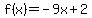f%28x%29=-9x%2B2