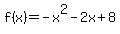 f%28x%29=-x%5E2-2x%2B8