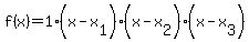 f%28x%29=1%28x-x%5B1%5D%29%28x-x%5B2%5D%29%28x-x%5B3%5D%29