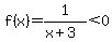 f%28x%29=1%2F%28x%2B3%29%3C0