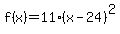f%28x%29=11%28x-24%29%5E2