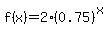 f%28x%29=2%280.75%29%5Ex